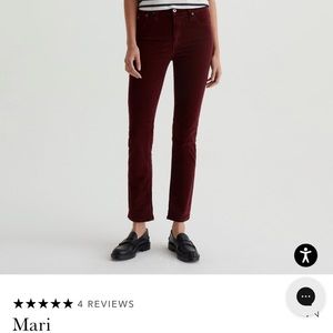 AG - The Stevie Ankle  - slim straight velvet ankle (26)